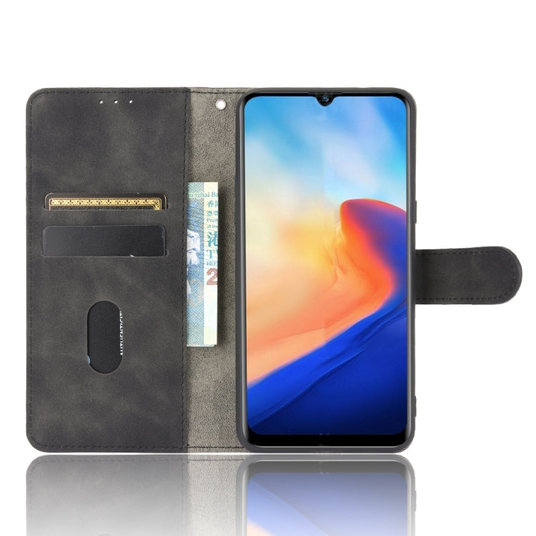 For Blackview A80 Solid Color Skin Feel Magnetic Buckle Horizontal Flip Calf Texture PU Leather Case with Holder & Card Slots & Wallet