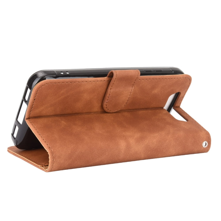 For Blackview BV5500 / BV5500 Pro / BV5500 Plus Solid Color Skin Feel Magnetic Buckle Horizontal Flip Calf Texture PU Leather Case with Holder & Card Slots & Wallet