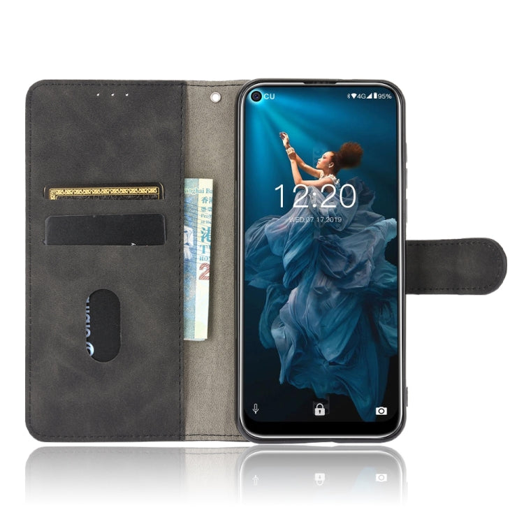 For Oukitel C17 / C17 Pro Solid Color Skin Feel Magnetic Buckle Horizontal Flip Calf Texture PU Leather Case with Holder & Card Slots & Wallet