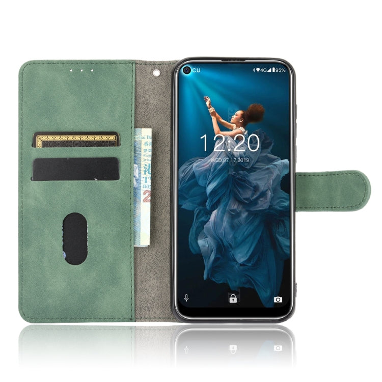 For Oukitel C17 / C17 Pro Solid Color Skin Feel Magnetic Buckle Horizontal Flip Calf Texture PU Leather Case with Holder & Card Slots & Wallet