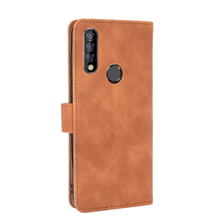 For Oukitel C17 / C17 Pro Solid Color Skin Feel Magnetic Buckle Horizontal Flip Calf Texture PU Leather Case with Holder & Card Slots & Wallet