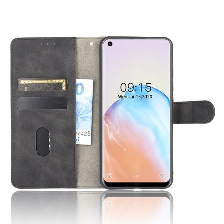 For Oukitel C18 Solid Color Skin Feel Magnetic Buckle Horizontal Flip Calf Texture PU Leather Case with Holder & Card Slots & Wallet