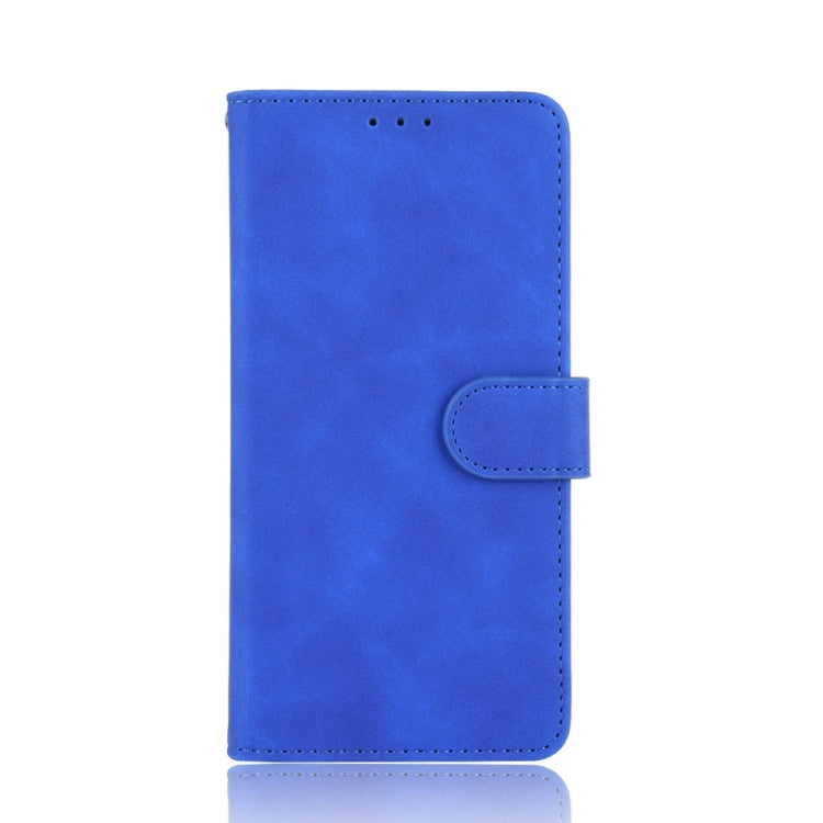 For Oukitel C18 Solid Color Skin Feel Magnetic Buckle Horizontal Flip Calf Texture PU Leather Case with Holder & Card Slots & Wallet