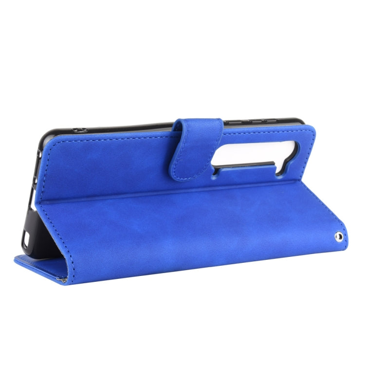 For Sharp Aquos R5G Solid Color Skin Feel Magnetic Buckle Horizontal Flip Calf Texture PU Leather Case with Holder & Card Slots & Wallet