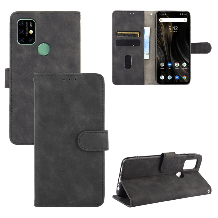 For UMIDIGI Power 3 Solid Color Skin Feel Magnetic Buckle Horizontal Flip Calf Texture PU Leather Case with Holder & Card Slots & Wallet