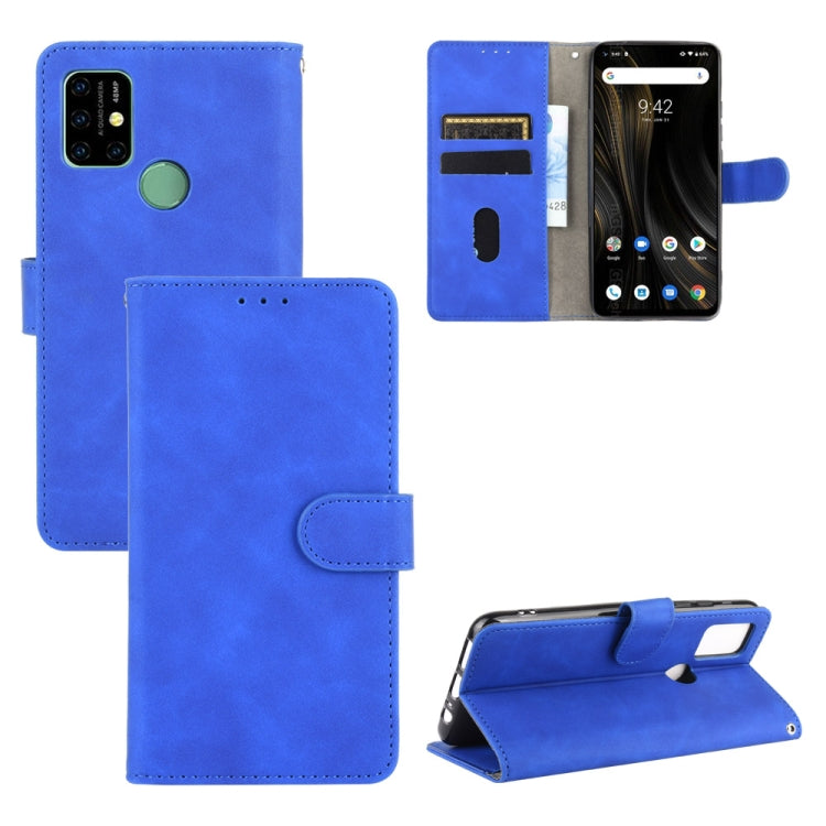 For UMIDIGI Power 3 Solid Color Skin Feel Magnetic Buckle Horizontal Flip Calf Texture PU Leather Case with Holder & Card Slots & Wallet