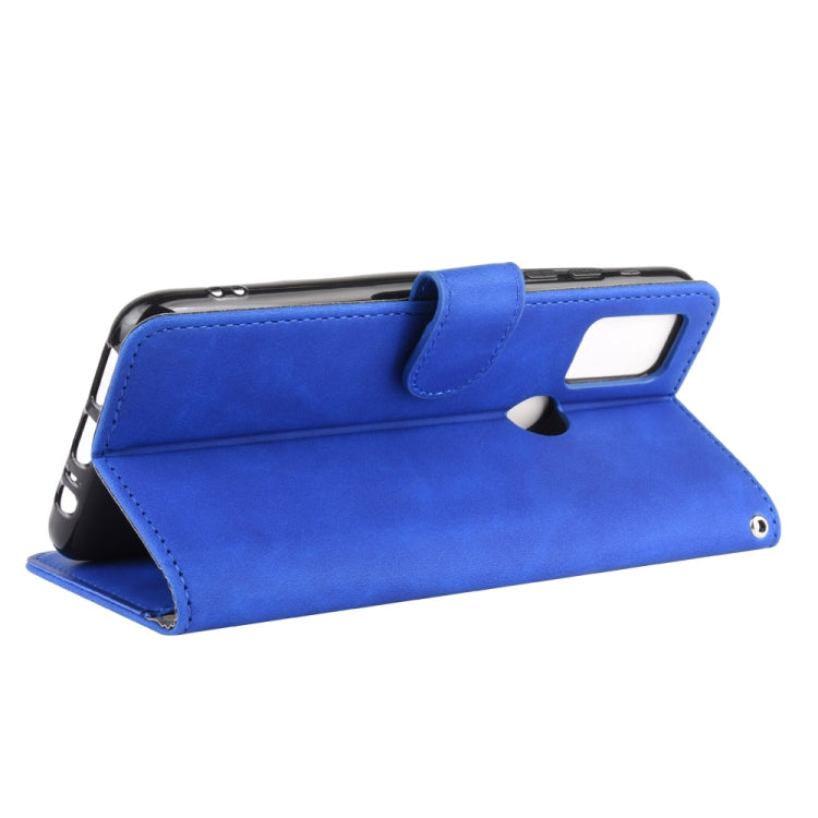 For UMIDIGI Power 3 Solid Color Skin Feel Magnetic Buckle Horizontal Flip Calf Texture PU Leather Case with Holder & Card Slots & Wallet