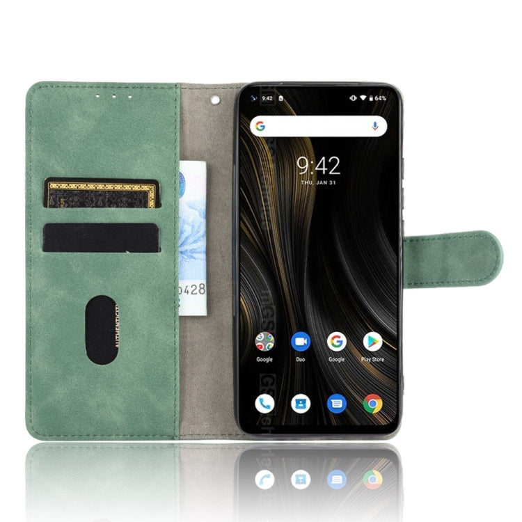 For UMIDIGI Power 3 Solid Color Skin Feel Magnetic Buckle Horizontal Flip Calf Texture PU Leather Case with Holder & Card Slots & Wallet
