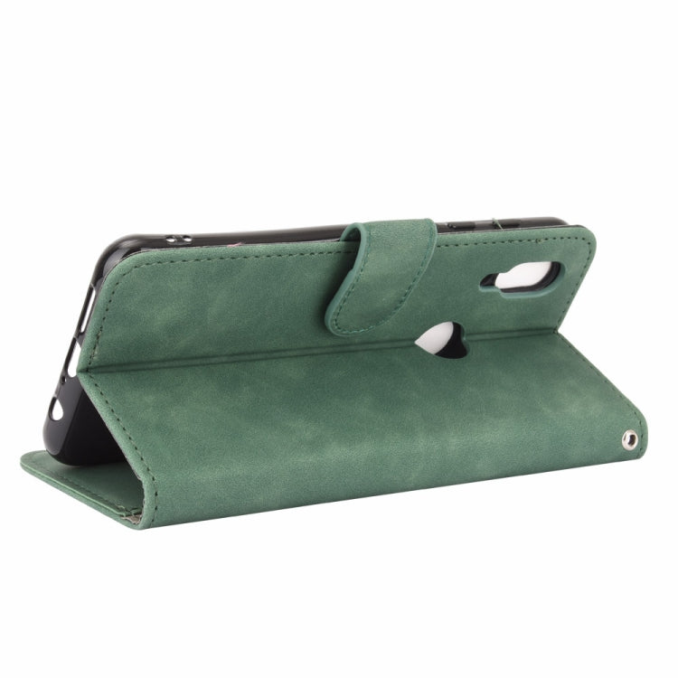 For UMIDIGI A3S Solid Color Skin Feel Magnetic Buckle Horizontal Flip Calf Texture PU Leather Case with Holder & Card Slots & Wallet