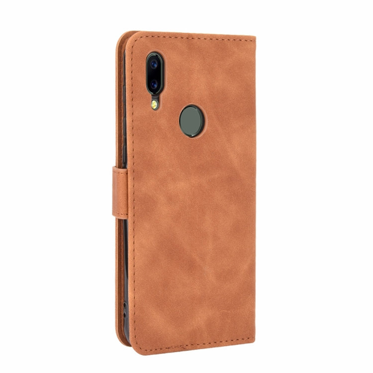 For UMIDIGI A3S Solid Color Skin Feel Magnetic Buckle Horizontal Flip Calf Texture PU Leather Case with Holder & Card Slots & Wallet