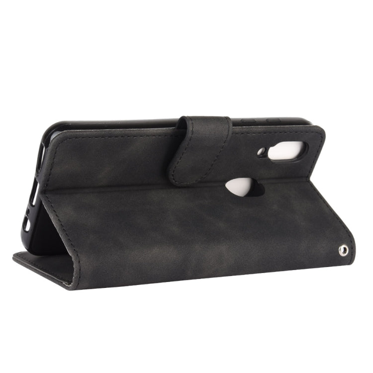 For UMIDIGI A3X Solid Color Skin Feel Magnetic Buckle Horizontal Flip Calf Texture PU Leather Case with Holder & Card Slots & Wallet