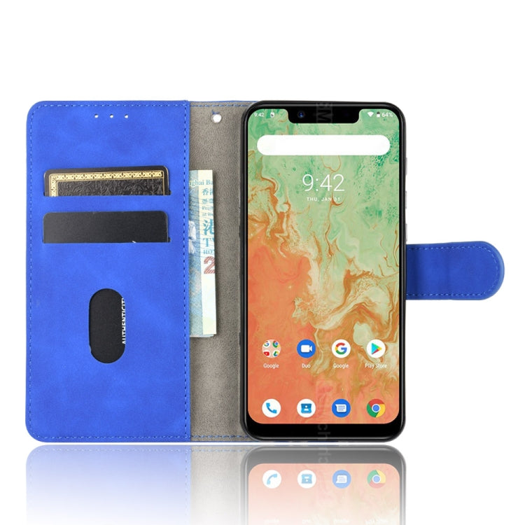 For UMIDIGI A3X Solid Color Skin Feel Magnetic Buckle Horizontal Flip Calf Texture PU Leather Case with Holder & Card Slots & Wallet