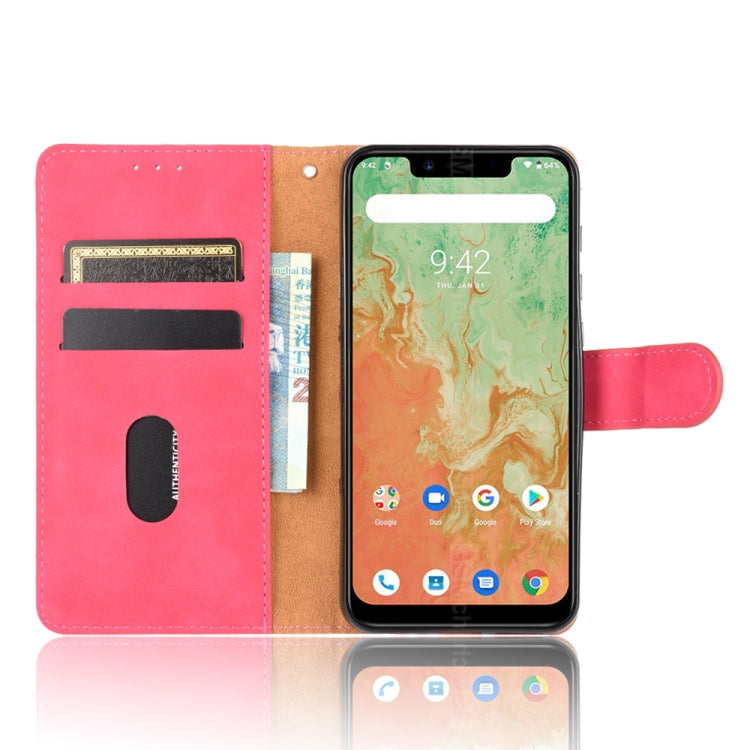 For UMIDIGI A3X Solid Color Skin Feel Magnetic Buckle Horizontal Flip Calf Texture PU Leather Case with Holder & Card Slots & Wallet