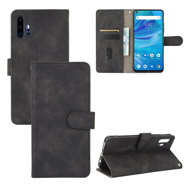 For UMIDIGI F2 Solid Color Skin Feel Magnetic Buckle Horizontal Flip Calf Texture PU Leather Case with Holder & Card Slots & Wallet