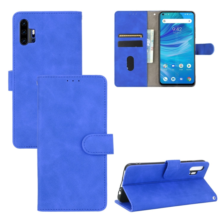 For UMIDIGI F2 Solid Color Skin Feel Magnetic Buckle Horizontal Flip Calf Texture PU Leather Case with Holder & Card Slots & Wallet