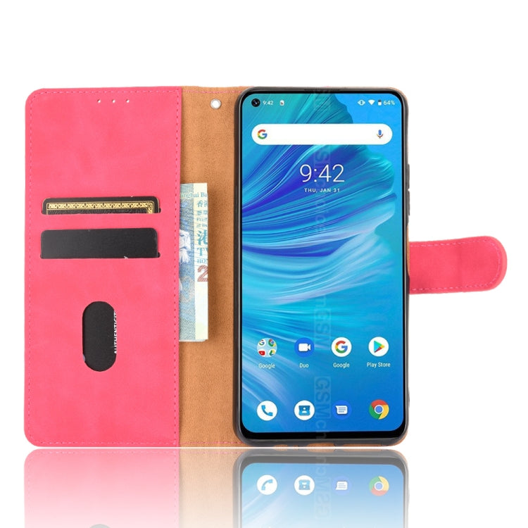 For UMIDIGI F2 Solid Color Skin Feel Magnetic Buckle Horizontal Flip Calf Texture PU Leather Case with Holder & Card Slots & Wallet