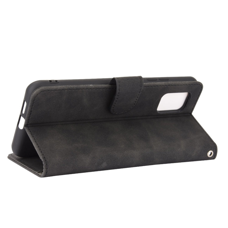 For ZTE Axon 11 5G Solid Color Skin Feel Magnetic Buckle Horizontal Flip Calf Texture PU Leather Case with Holder & Card Slots & Wallet