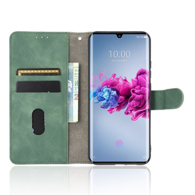 For ZTE Axon 11 5G Solid Color Skin Feel Magnetic Buckle Horizontal Flip Calf Texture PU Leather Case with Holder & Card Slots & Wallet