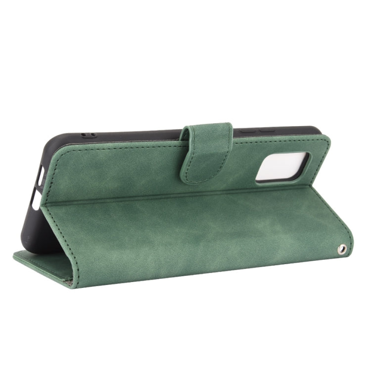 For ZTE Axon 11 5G Solid Color Skin Feel Magnetic Buckle Horizontal Flip Calf Texture PU Leather Case with Holder & Card Slots & Wallet