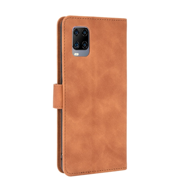 For ZTE Axon 11 5G Solid Color Skin Feel Magnetic Buckle Horizontal Flip Calf Texture PU Leather Case with Holder & Card Slots & Wallet