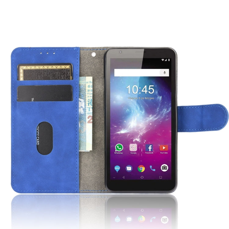 For ZTE Blade A3 Lite Solid Color Skin Feel Magnetic Buckle Horizontal Flip Calf Texture PU Leather Case with Holder & Card Slots & Wallet