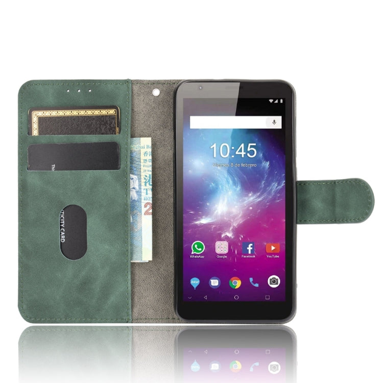 For ZTE Blade A3 Lite Solid Color Skin Feel Magnetic Buckle Horizontal Flip Calf Texture PU Leather Case with Holder & Card Slots & Wallet