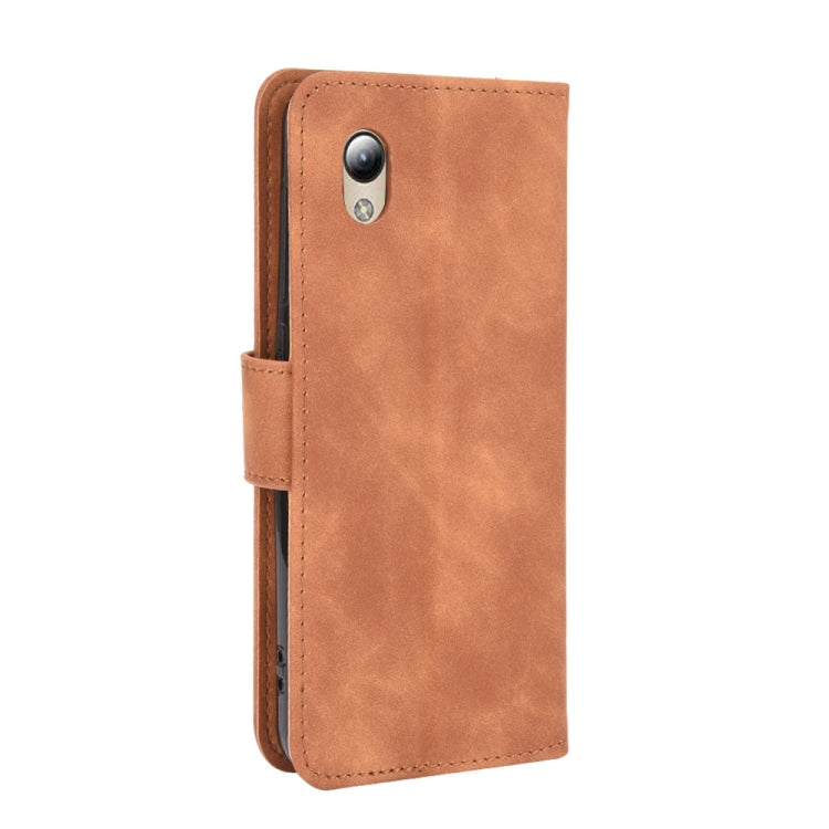 For ZTE Blade A3 Lite Solid Color Skin Feel Magnetic Buckle Horizontal Flip Calf Texture PU Leather Case with Holder & Card Slots & Wallet