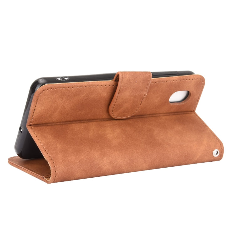 For ZTE Blade A3 Lite Solid Color Skin Feel Magnetic Buckle Horizontal Flip Calf Texture PU Leather Case with Holder & Card Slots & Wallet