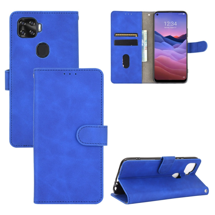 For ZTE A1 ZTG01 Solid Color Skin Feel Magnetic Buckle Horizontal Flip Calf Texture PU Leather Case with Holder & Card Slots & Wallet