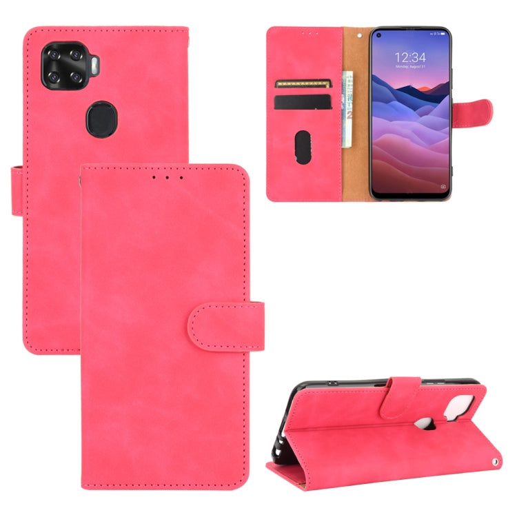 For ZTE A1 ZTG01 Solid Color Skin Feel Magnetic Buckle Horizontal Flip Calf Texture PU Leather Case with Holder & Card Slots & Wallet