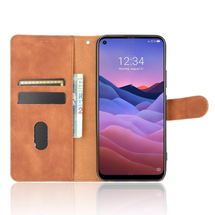 For ZTE A1 ZTG01 Solid Color Skin Feel Magnetic Buckle Horizontal Flip Calf Texture PU Leather Case with Holder & Card Slots & Wallet
