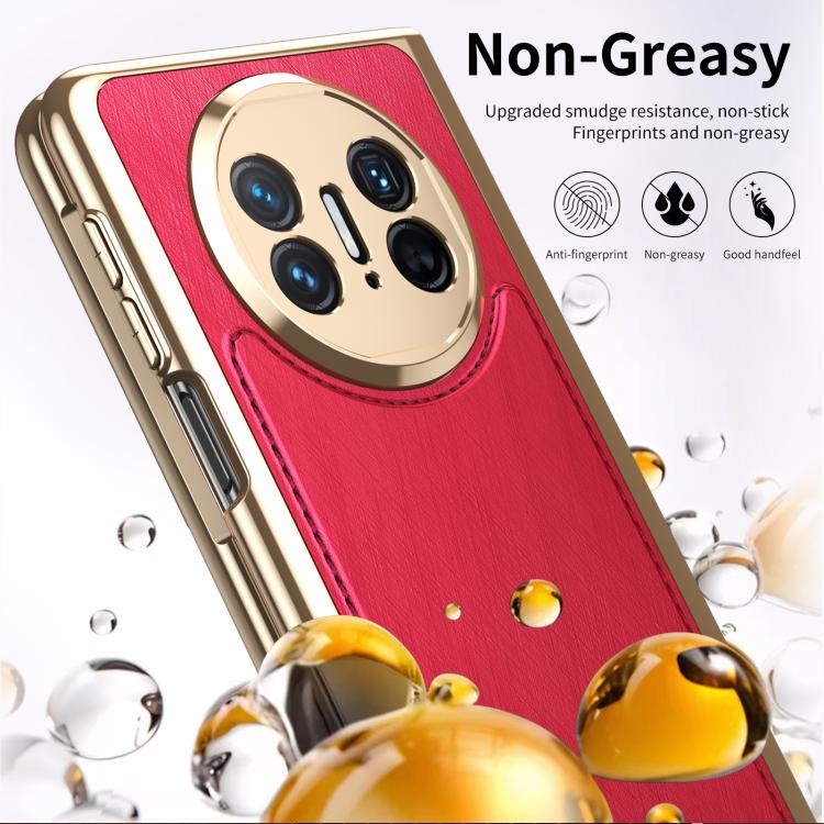 For Huawei Mate X5 Integrated Gold Wire Silver Brocade Plating Phone Case