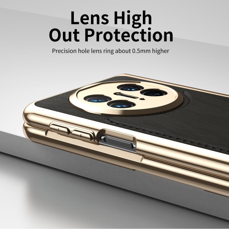 For Huawei Mate X5 Integrated Gold Wire Silver Brocade Plating Phone Case