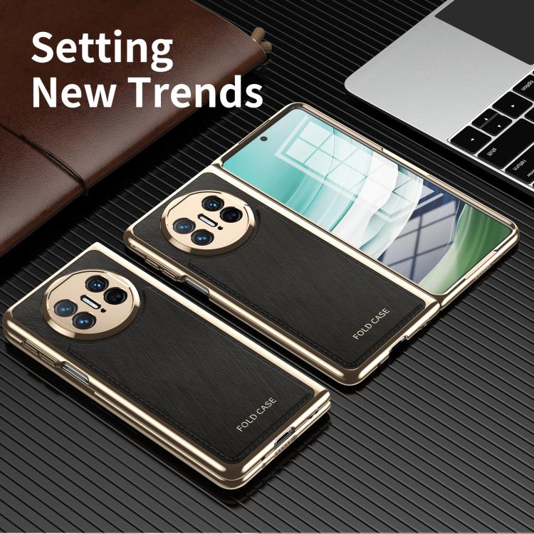 For Huawei Mate X5 Integrated Gold Wire Silver Brocade Plating Phone Case