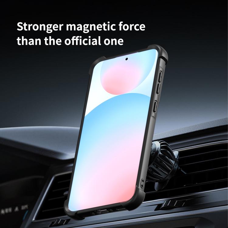 For Samsung Galaxy A56 5G CD Texture 360 Degree Rotating Holder MagSafe Phone Case