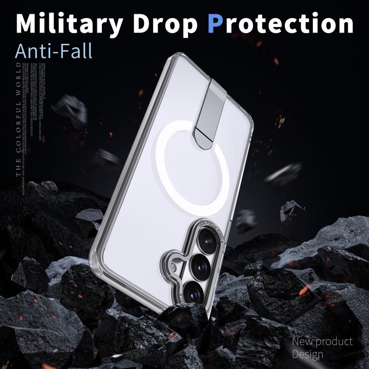 For Samsung Galaxy S26+ 5G Star Shine Series TPU + PC MagSafe Phone Case with Fold Holder