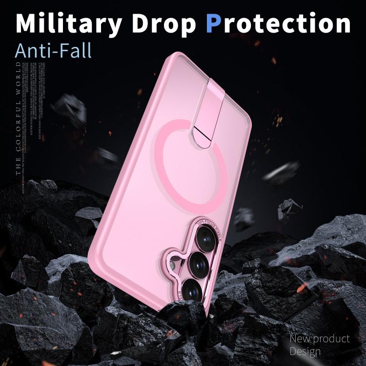 For Samsung Galaxy S26+ 5G Star Shine Series TPU + PC MagSafe Phone Case with Fold Holder