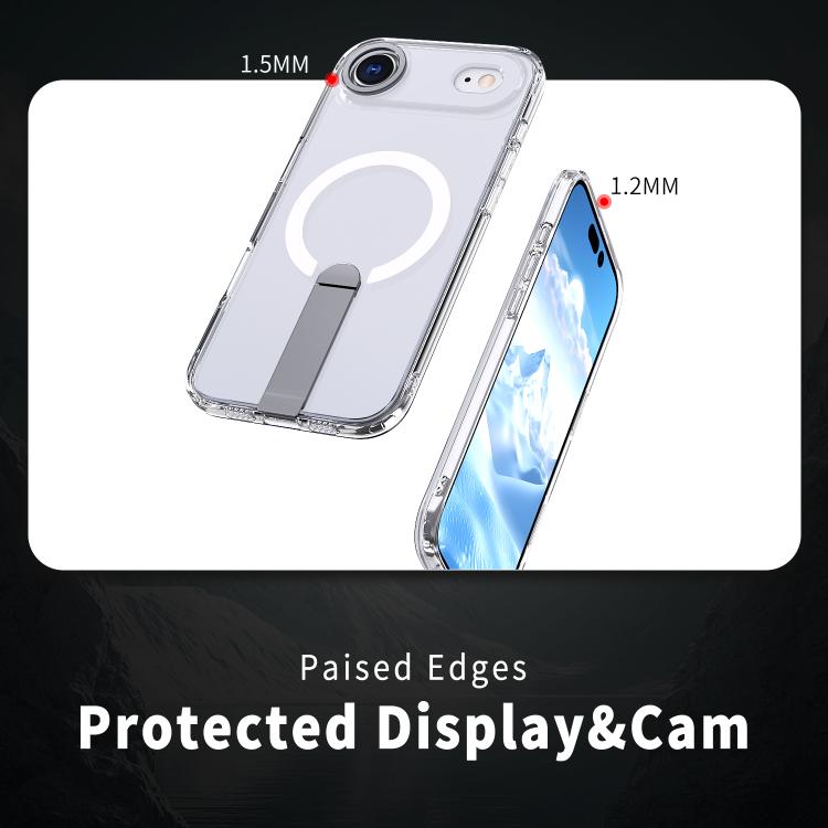 For iPhone Air Star Shine Series TPU + PC MagSafe Phone Case with Fold Holder