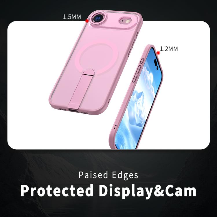 For iPhone Air Star Shine Series TPU + PC MagSafe Phone Case with Fold Holder