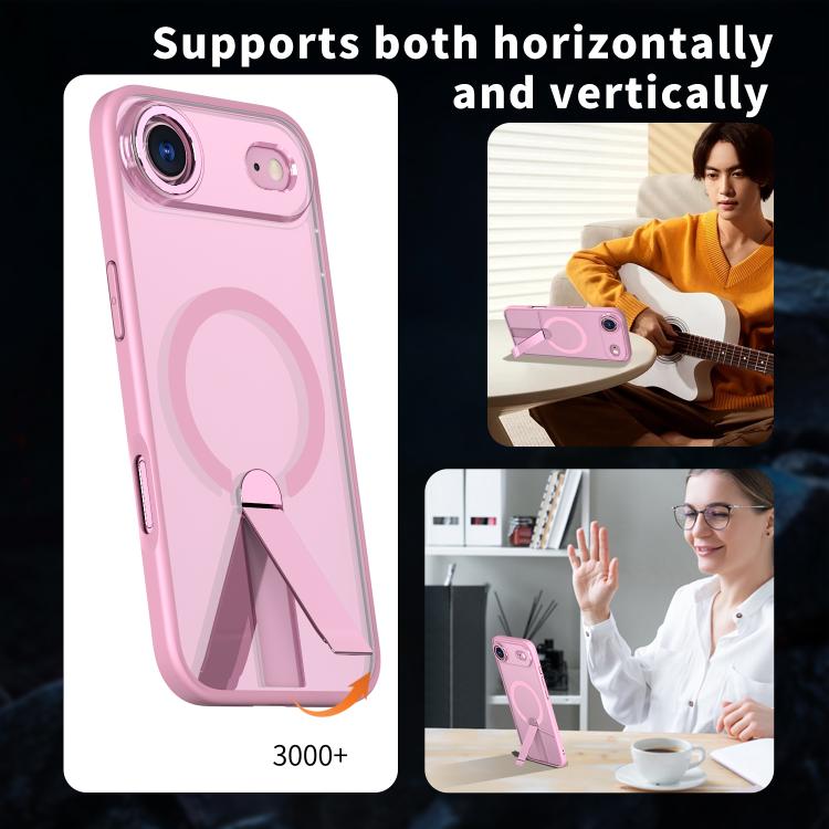 For iPhone Air Star Shine Series TPU + PC MagSafe Phone Case with Fold Holder