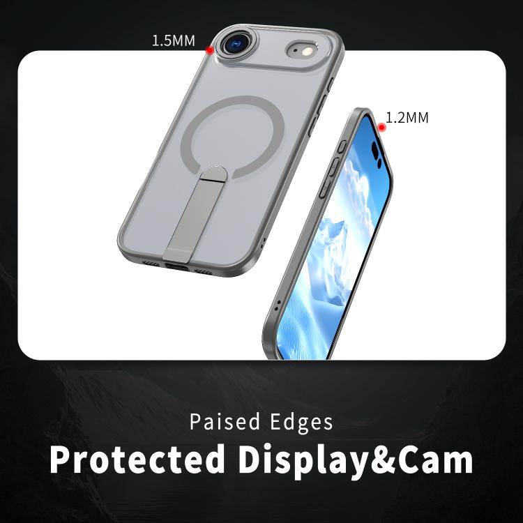 For iPhone Air Star Shine Series TPU + PC MagSafe Phone Case with Fold Holder