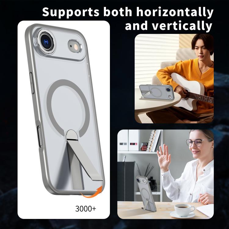 For iPhone Air Star Shine Series TPU + PC MagSafe Phone Case with Fold Holder