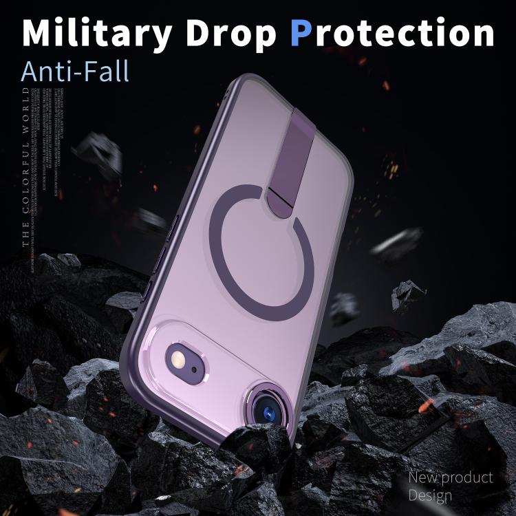 For iPhone Air Star Shine Series TPU + PC MagSafe Phone Case with Fold Holder