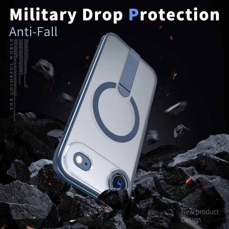 For iPhone Air Star Shine Series TPU + PC MagSafe Phone Case with Fold Holder