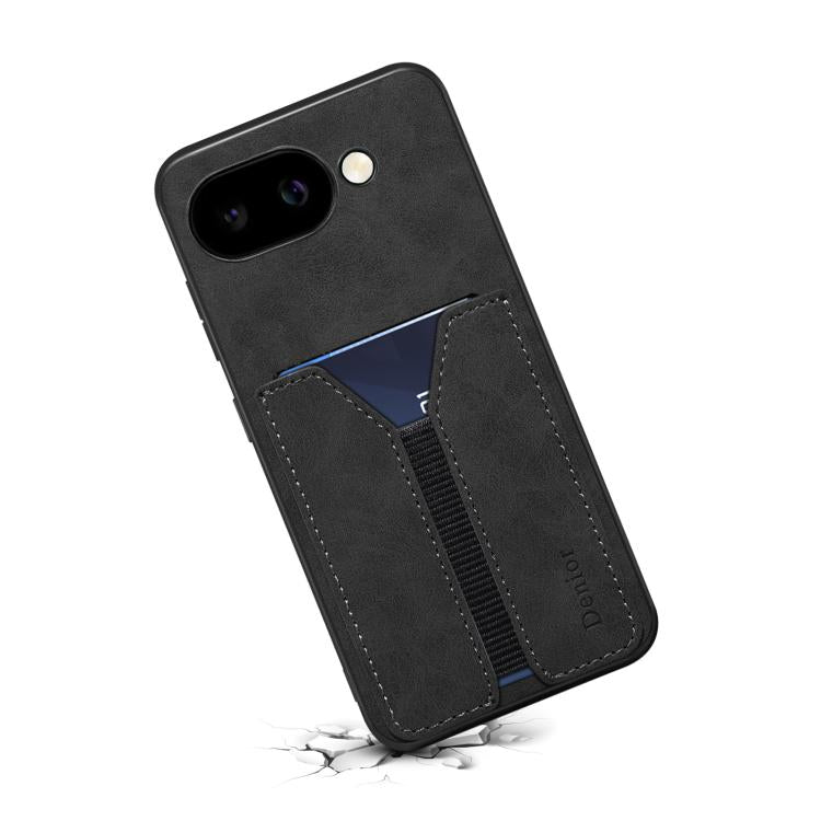 For Google Pixel 9a Denior D07 DV Elastic Card Slot PU Back Cover Phone Case