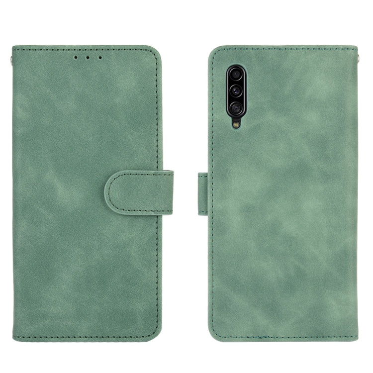 For Samsung Galaxy A90 5G Solid Color Skin Feel Magnetic Buckle Horizontal Flip Calf Texture PU Leather Case with Holder & Card Slots & Wallet