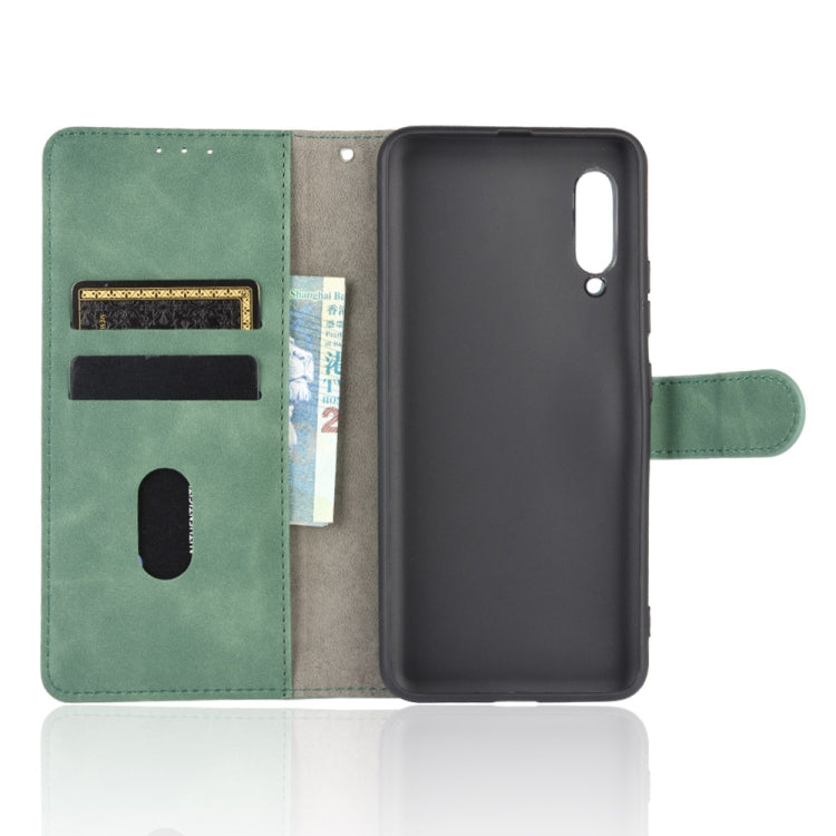 For Samsung Galaxy A90 5G Solid Color Skin Feel Magnetic Buckle Horizontal Flip Calf Texture PU Leather Case with Holder & Card Slots & Wallet