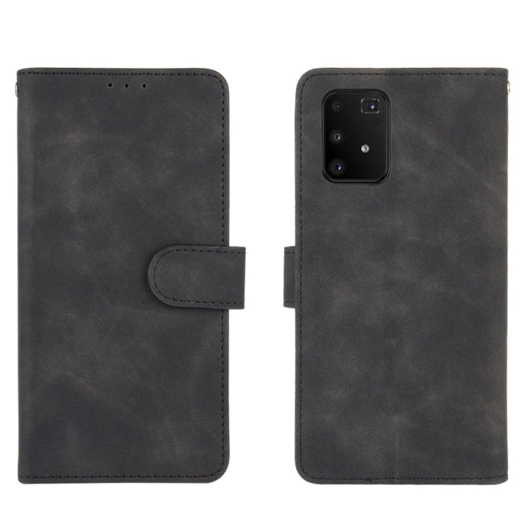 For Samsung Galaxy A91 / M80s Solid Color Skin Feel Magnetic Buckle Horizontal Flip Calf Texture PU Leather Case with Holder & Card Slots & Wallet