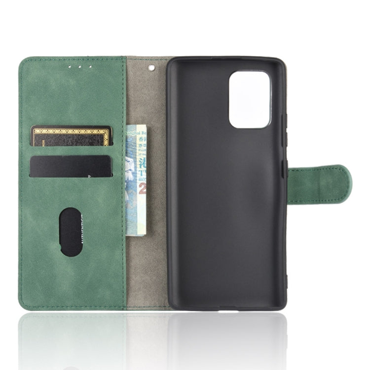 For Samsung Galaxy A91 / M80s Solid Color Skin Feel Magnetic Buckle Horizontal Flip Calf Texture PU Leather Case with Holder & Card Slots & Wallet