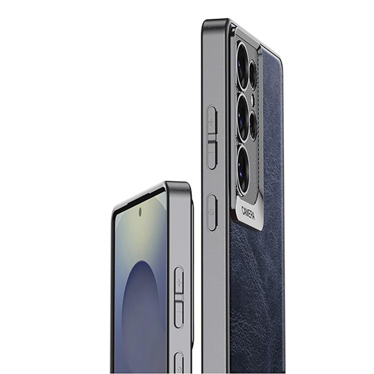 For Samsung Galaxy S24 Ultra 5G Oil Wax Leather Classic Shockproof Phone Case, Not Included Pen